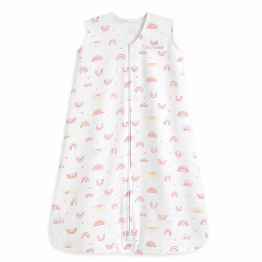 HALO Sleepsack Wearable Blanket for Babies 12-18 Months, 100% Cotton Swaddle Transition Bag, TOG 0.5, Twinkle Blue, Large
